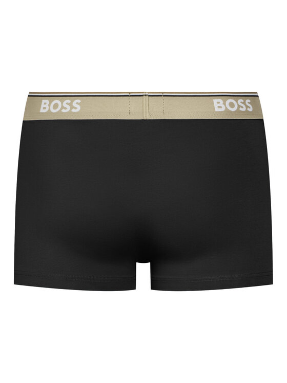 BOSS BOSS Bokserių komplektas Trunk 3P Power 50531684 Juoda