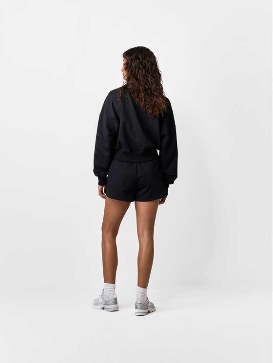 La Mania La Mania Szorty materiałowe LINA Czarny Basic Fit