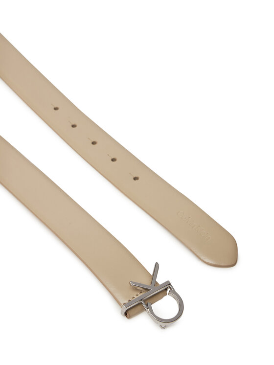 Calvin Klein Calvin Klein Ζώνη Γυναικεία Ck Buckle Belt 3.0_Smooth K60K613156 Μπεζ