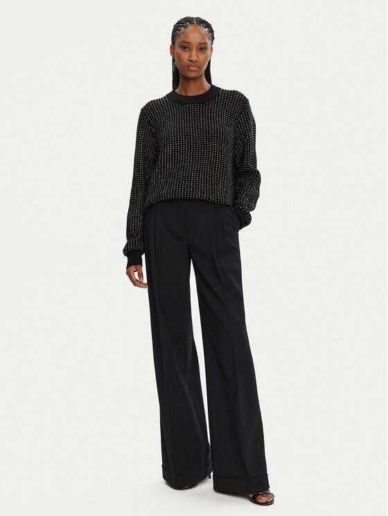 MICHAEL Michael Kors MICHAEL Michael Kors Sweter MF46124F2G Czarny Regular Fit