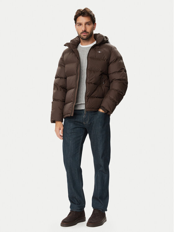 Gant Gant Kurtka zimowa Active Cloud 7006661 Brązowy ciemny Regular Fit
