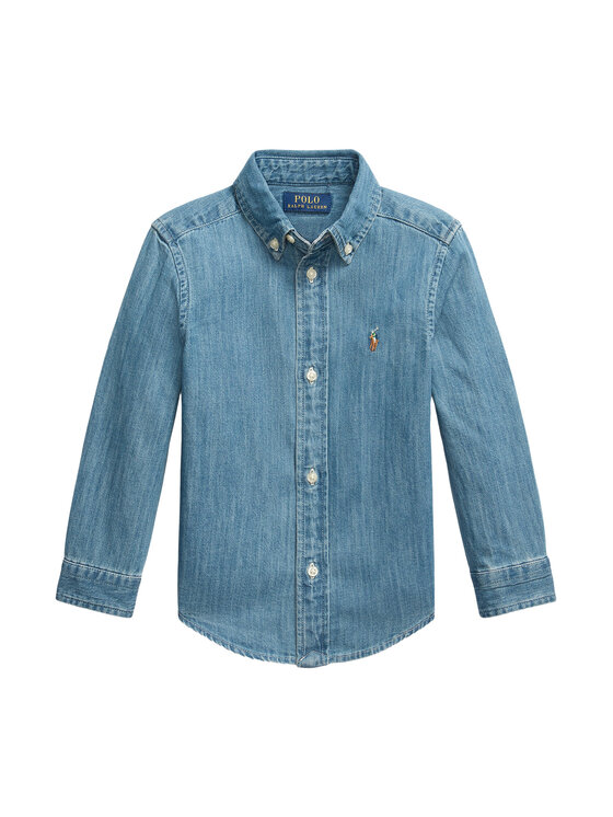 Polo Ralph Lauren Polo Ralph Lauren Teksasärk 322713843001 Sinine Regular Fit
