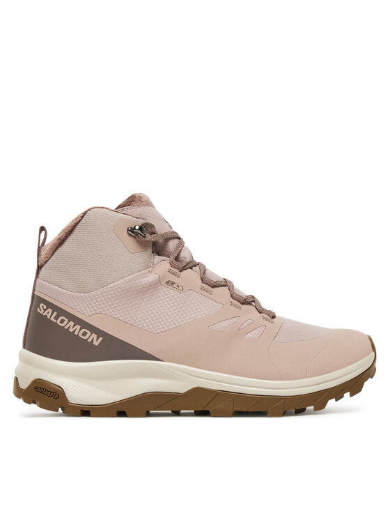 Salomon Salomon Trekkingi Outsnap Waterproof L47854100 Różowy