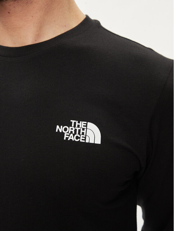 The North Face The North Face Longsleeve Redbox NF0A87NN Czarny Regular Fit