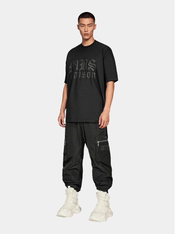 MADE BY SOCIETY MADE BY SOCIETY T-Shirt Witness - T17448 Czarny Basic Fit