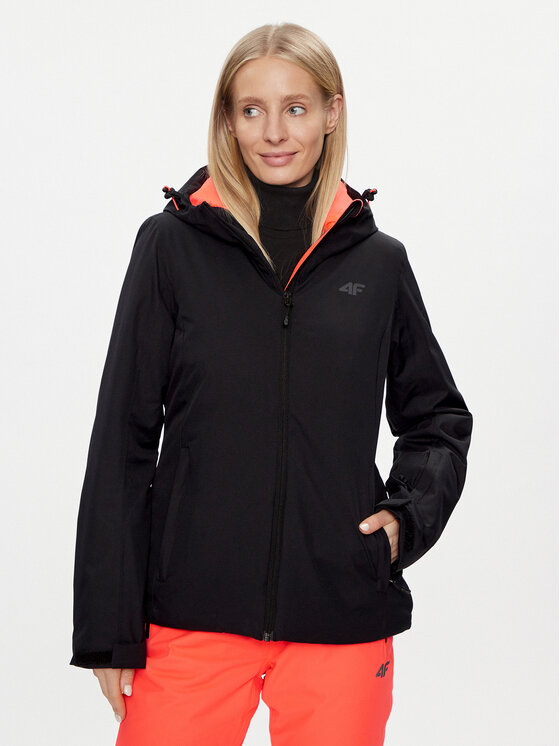 4F Geacă de schi 4FAW23TJACF120 Negru Regular Fit
