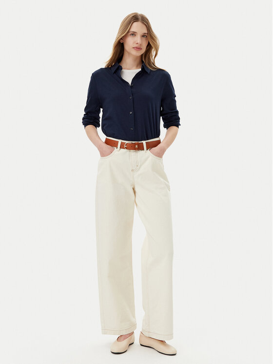 Tommy Hilfiger Tommy Hilfiger Marškiniai WW0WW45983 Tamsiai mėlyna Regular Fit