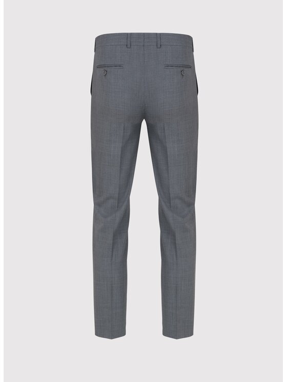 Pako Lorente Pako Lorente Spodnie garniturowe P24WP-6G-007 Szary Super Slim Fit