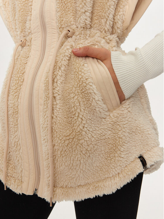 Brunotti Brunotti Vestă 2422180125 Écru Regular Fit