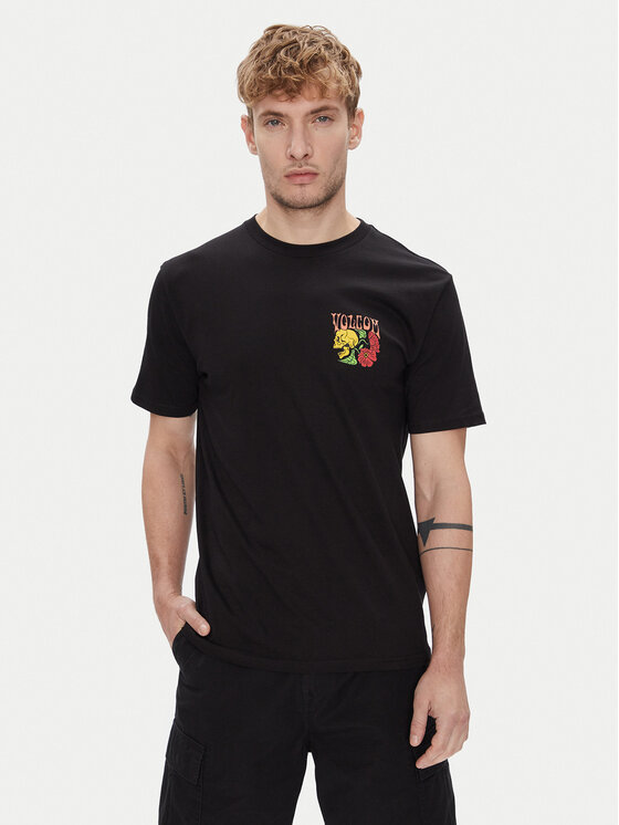 Volcom Tričko Tooflow A3512551 Čierna Classic Fit