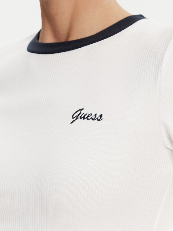 Guess Guess T-Shirt V5GP08 KCRN2 Λευκό Regular Fit