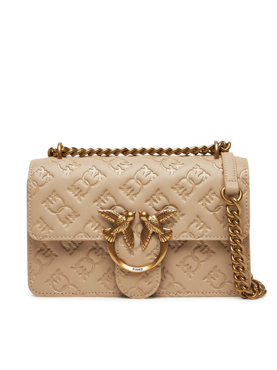 PINKO PINKO Rankinė Love One Mini Dc 100074 A1YB C50Q Smėlio