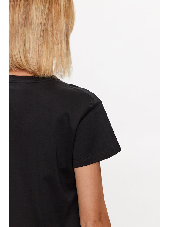 Fabiana Filippi Fabiana Filippi T-krekls JED273W126 Melns Regular Fit