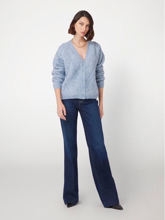 Guess Guess Kardigan 170081 Niebieski Classic Fit