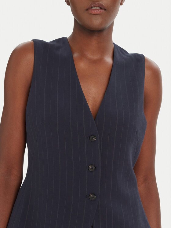 BOSS BOSS Obleková vesta Julinia 50548493 Tmavomodrá Regular Fit