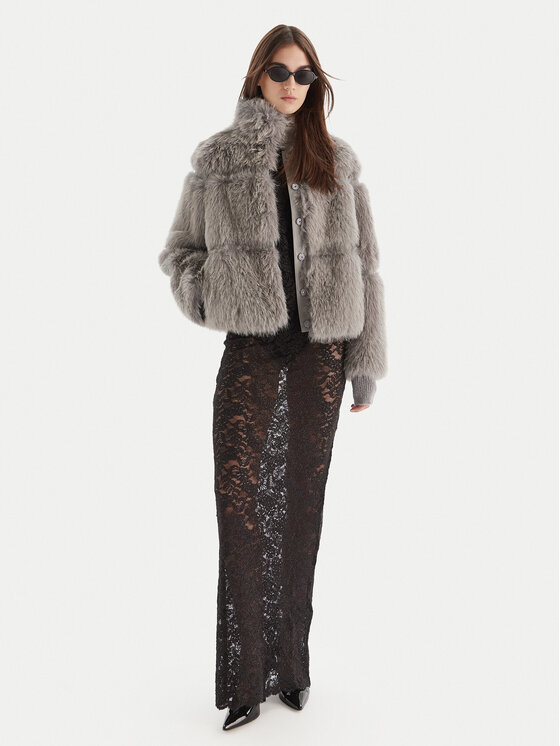 Patrizia Pepe Patrizia Pepe Kožešina 2O0174 E077 S746 Šedá Regular Fit