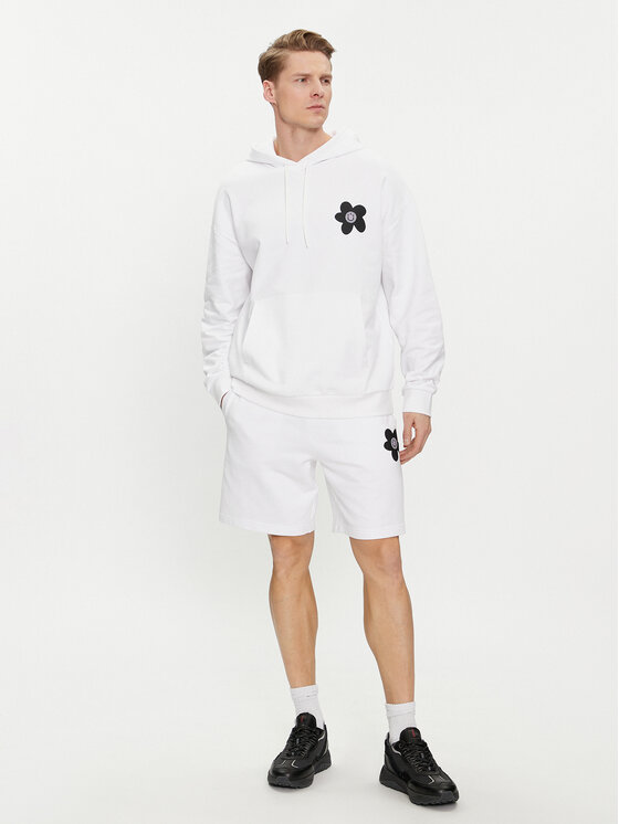 HUGO Hugo Суитшърт Nolumbine 50515648 Бял Relaxed Fit