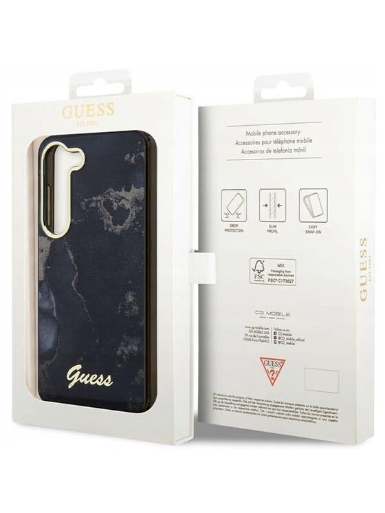 Guess Guess Etui na telefon Marble Kolorowy