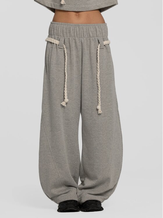 MANDRAGORA MANDRAGORA Pantaloni da donna Sento Grigio Standard Fit