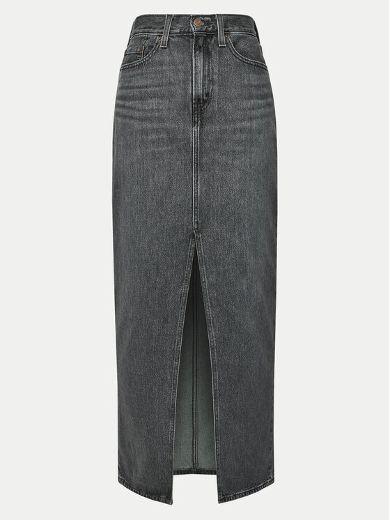Levi's® Levi's® Džínsová sukňa A7512-0003 Čierna Regular Fit