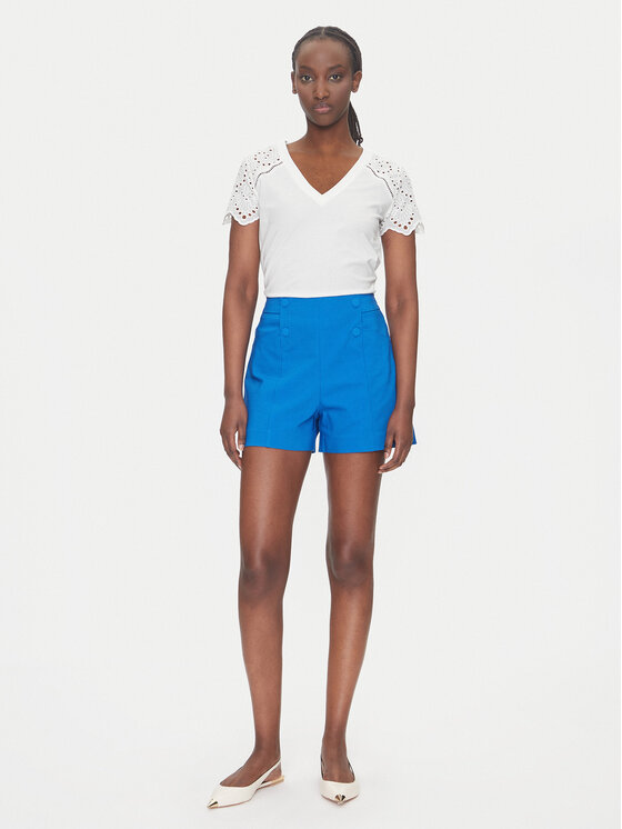 Morgan Morgan Bluse 251-DMATY Weiß Regular Fit