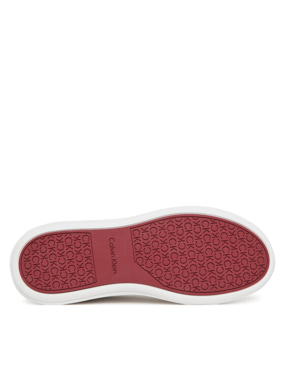 Calvin Klein Calvin Klein Sneakersy Cupsole Lace Up - Suede Bt HW0HW02404 Beżowy