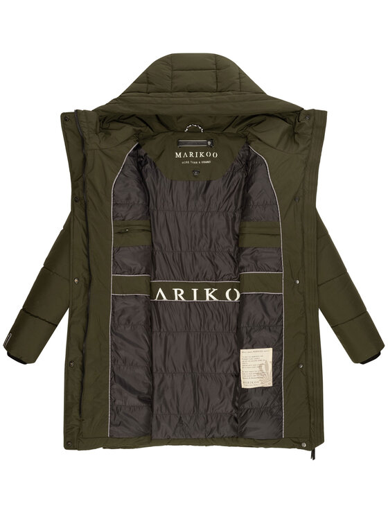 Marikoo Marikoo Kurtka zimowa Karumikoo XVI Zielony Regular Fit
