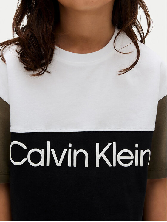 Calvin Klein Jeans Calvin Klein Jeans T-Shirt Blocking IB0IB02528 D Czarny Relaxed Fit