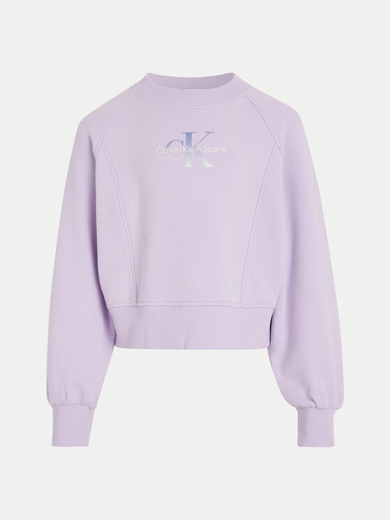 Calvin Klein Jeans Calvin Klein Jeans Felpa Gradient Monogram IG0IG02539 Viola Regular Fit