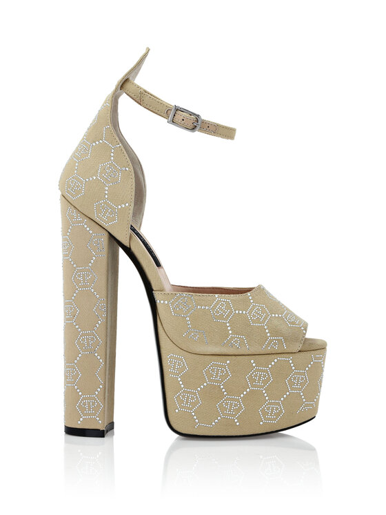PHILIPP PLEIN PHILIPP PLEIN Sandały 11441 Beżowy