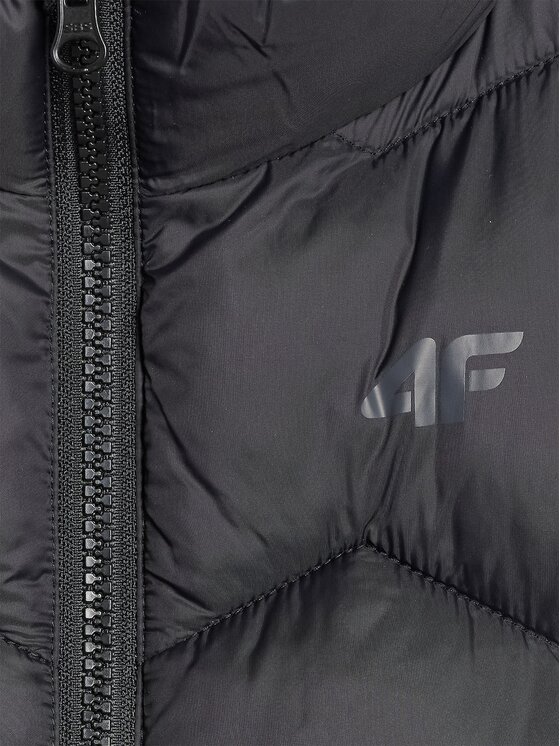 4F 4F Gilet 4FJRAW25TVJAM325-20S Nero Regular Fit