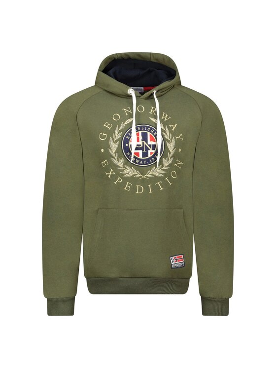 Geographical Norway Geographical Norway Bluza WZ3049H/GN-Kaki Zielony Regular Fit