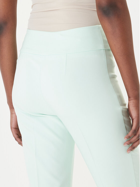 Rinascimento Rinascimento Текстилни панталони CFC0127876003 Зелен Slim Fit