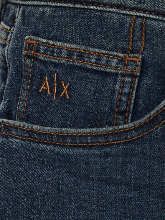 Armani Exchange Armani Exchange Džínsové šortky XM000073 AF24463 MB001 Tmavomodrá Comfort Fit