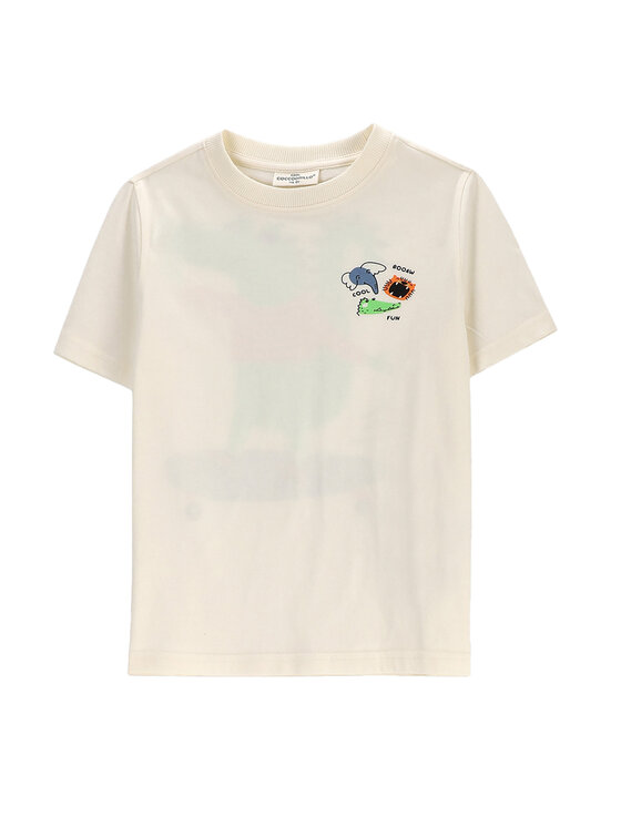 Coccodrillo Coccodrillo T-Shirt WC5143209VBD Béžová Regular Fit