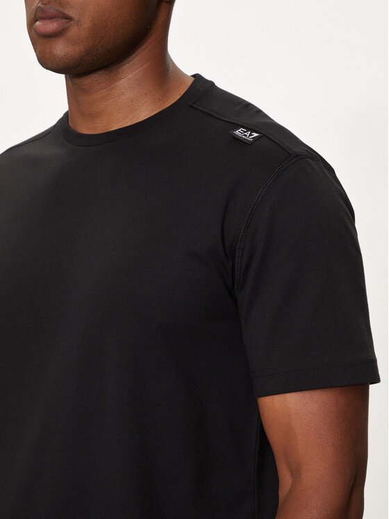 EA7 Emporio Armani EA7 Emporio Armani T-shirt 6DPT06 PJFFZ 1200 Crna Regular Fit