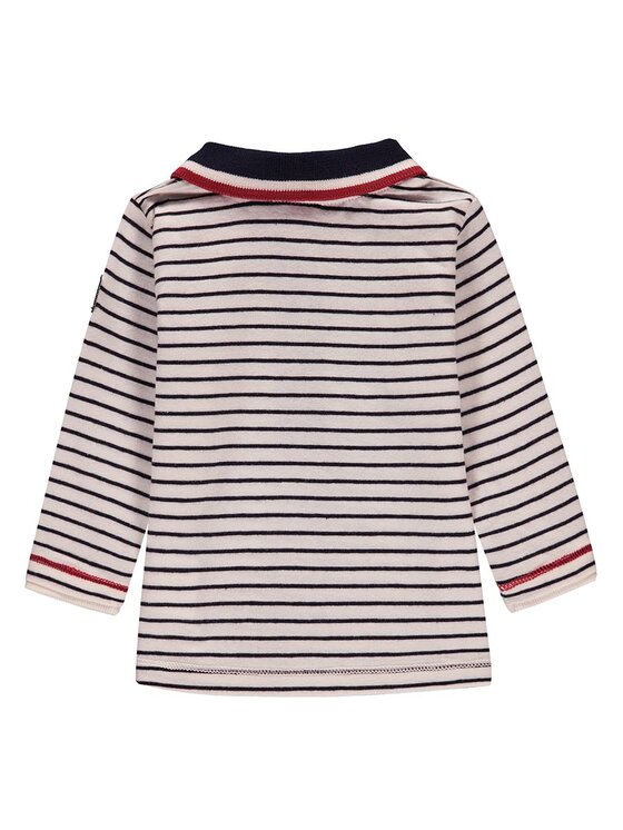 Kanz Kanz Bluzka 1842491-0001 Biały Basic Fit