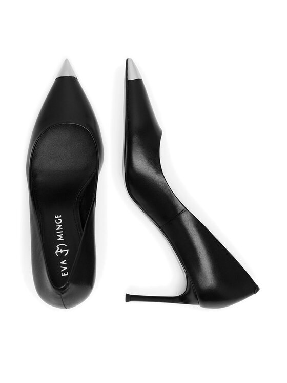 Eva Minge Eva Minge Pantofi cu toc subțire LIA-V1538-315-2 Negru