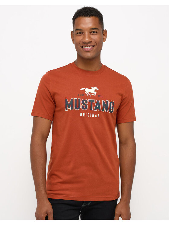 Mustang Mustang T-Shirt 4058823561945 Niebieski Regular Fit