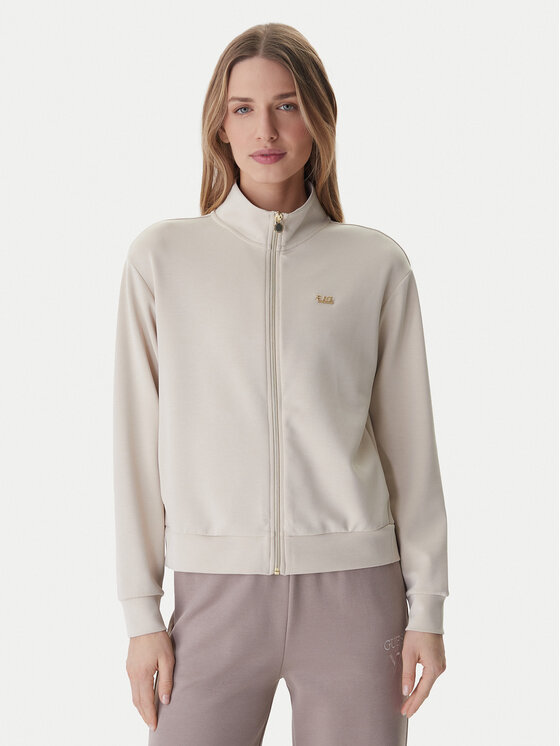 EA7 Emporio Armani EA7 Emporio Armani Majica dugih rukava 7W000191 AF12643 Bež Regular Fit