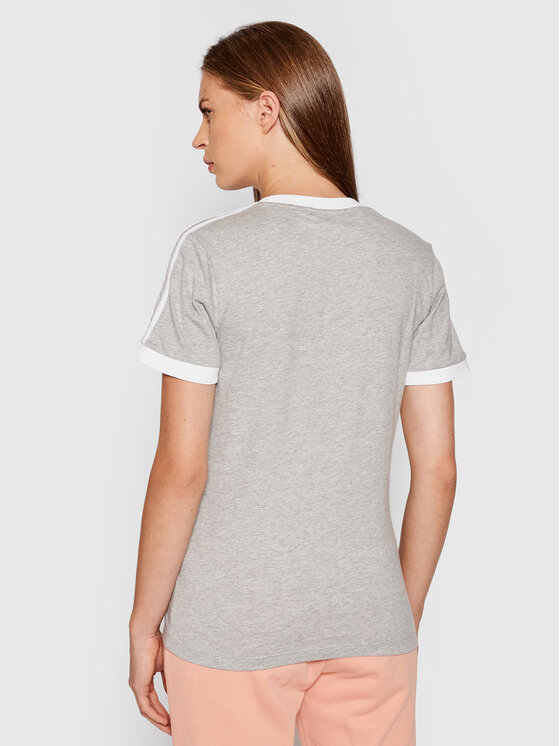 adidas adidas T-Shirt adicolor Classics 3-Stripes H33576 Γκρι Standard Fit