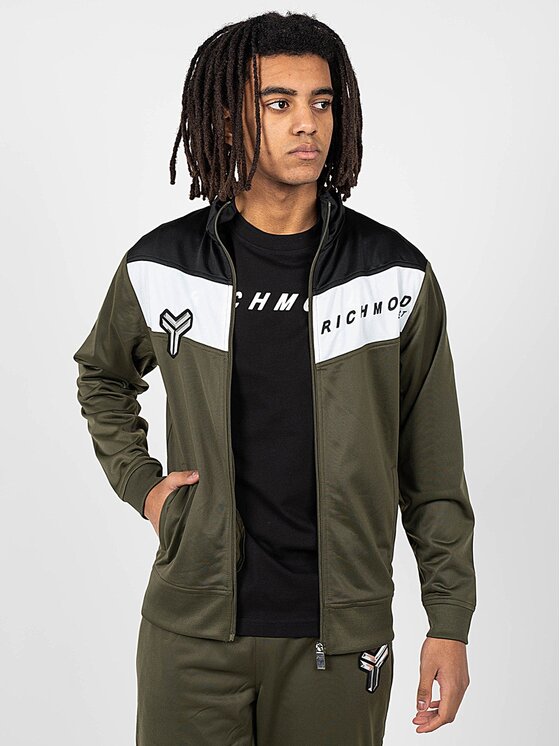 John Richmond John Richmond Mikina UMA22067FE Khaki Regular Fit