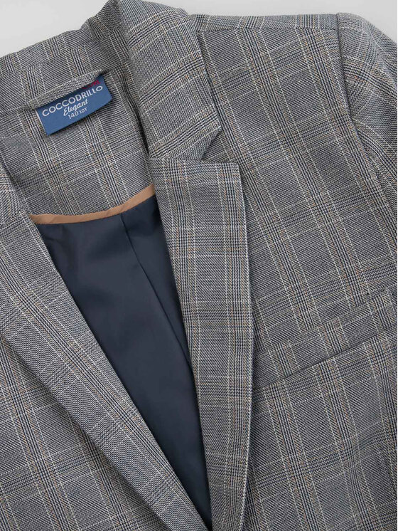 Coccodrillo Coccodrillo Marynarka WC3138101EJB Szary Regular Fit