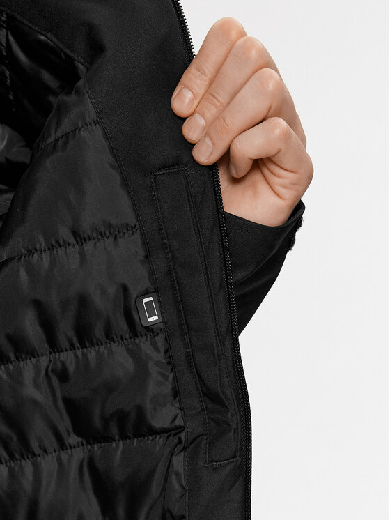 4F 4F Giacca da sci 4FAW23TTJAM305 Nero Regular Fit