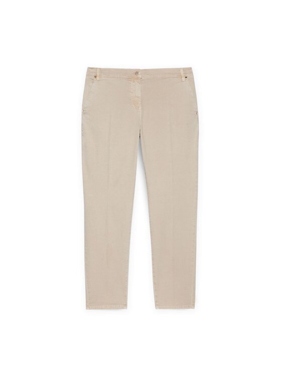 Fiorella Rubino Fiorella Rubino Pantaloni di tessuto P706T004716N002 Écru Regular Fit