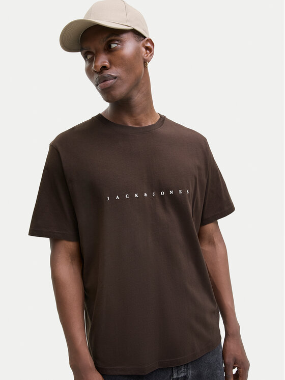 Jack&Jones Jack&Jones Majica Star 12234746 Rjava Relaxed Fit