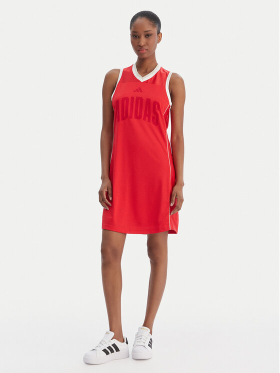 adidas adidas Повсякденна сукня Stadium KC4998 Червоний Slim Fit