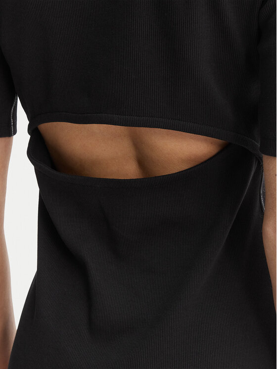 Calvin Klein Jeans Calvin Klein Jeans Rochie de zi LV047F224G Negru Slim Fit