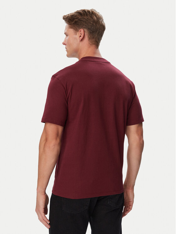 HUGO HUGO Футболка Dapolino 50488330 Бордовий Relaxed Fit
