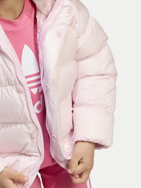 adidas adidas Geacă din puf JV8547 Roz Loose Fit